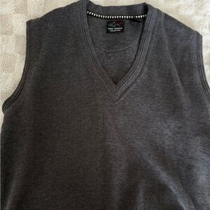 Greg Norman Collection Charcoal V-Neck Top